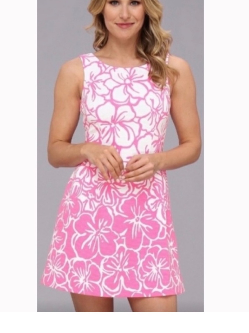 Lilly Pulitzer Womens Strike A Posie Bella Dress Size XS Pink Floral Tropical